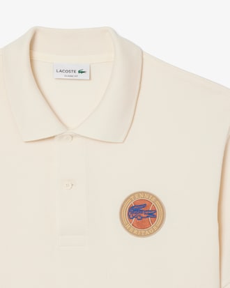 Men's Classic Fit Petit Piqué Badge Polo