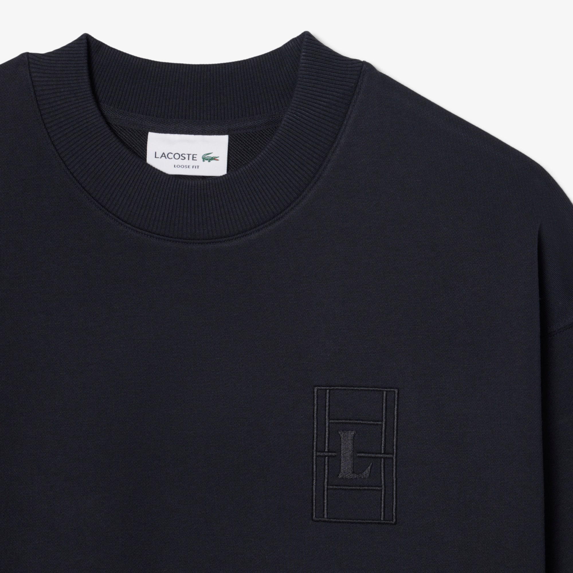 Embroidered Fleece Sweatshirt