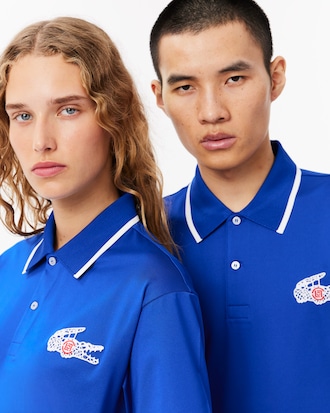 Unisex Lacoste x CLOT Loose Fit Ultra Dry Jersey Polo
