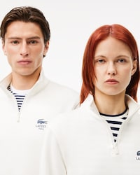 Unisex High-Neck Zip-Up Sweatshirt
