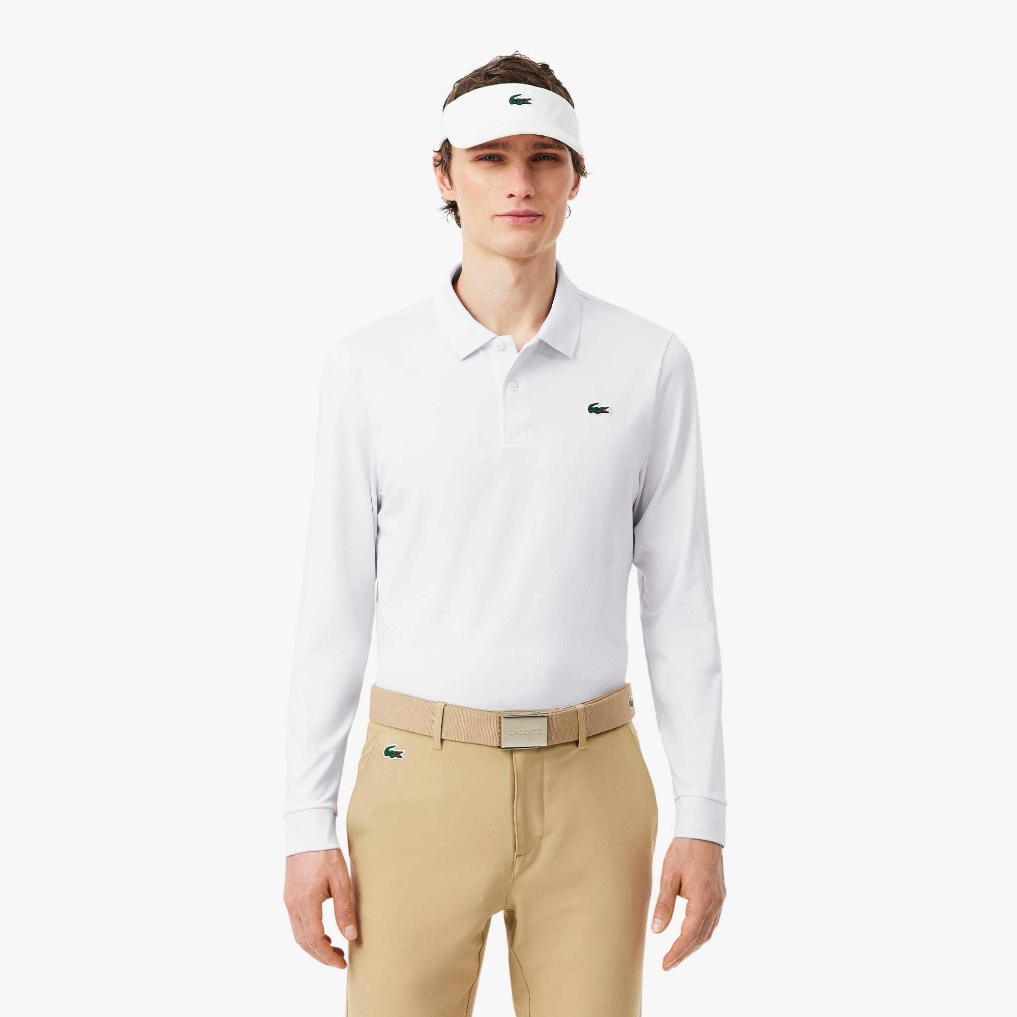 Lacoste Regular Fit Ultra Dry Long Sleeved Golf Polo