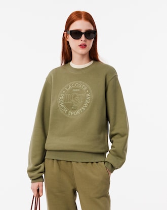 Women's Embroidered Fleece Sweatshirt