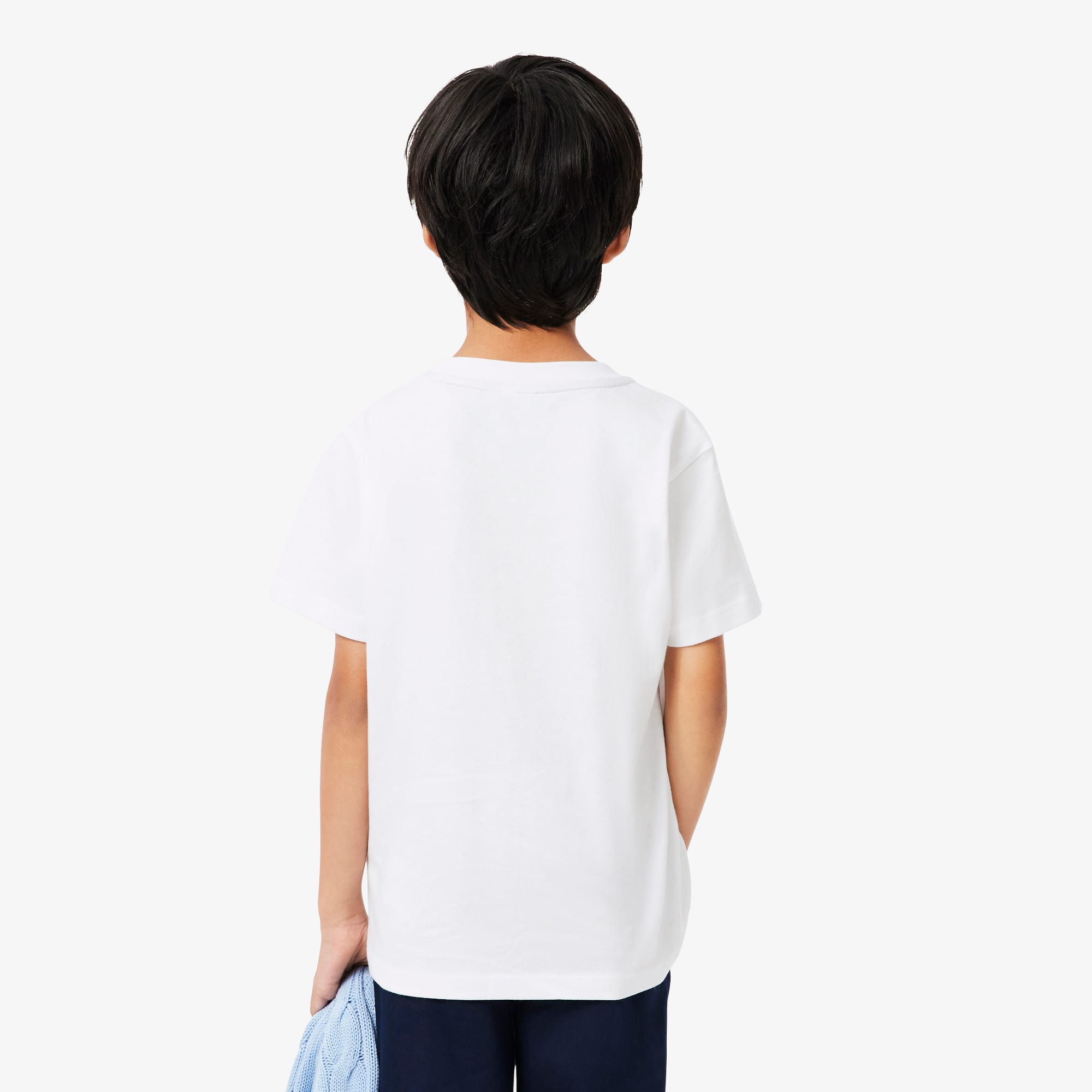 Boys' Monogram Print Cotton T-Shirt - Teens T-Shirts & Tops - New