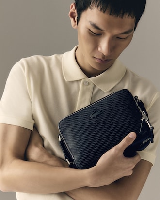 Unisex Small Chantaco Leather Reporter Bag