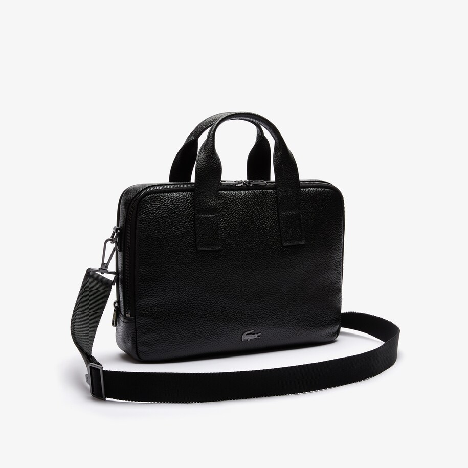 Unisex Soft matte Matte FullGrain Leather Computer Bag Men's Bags