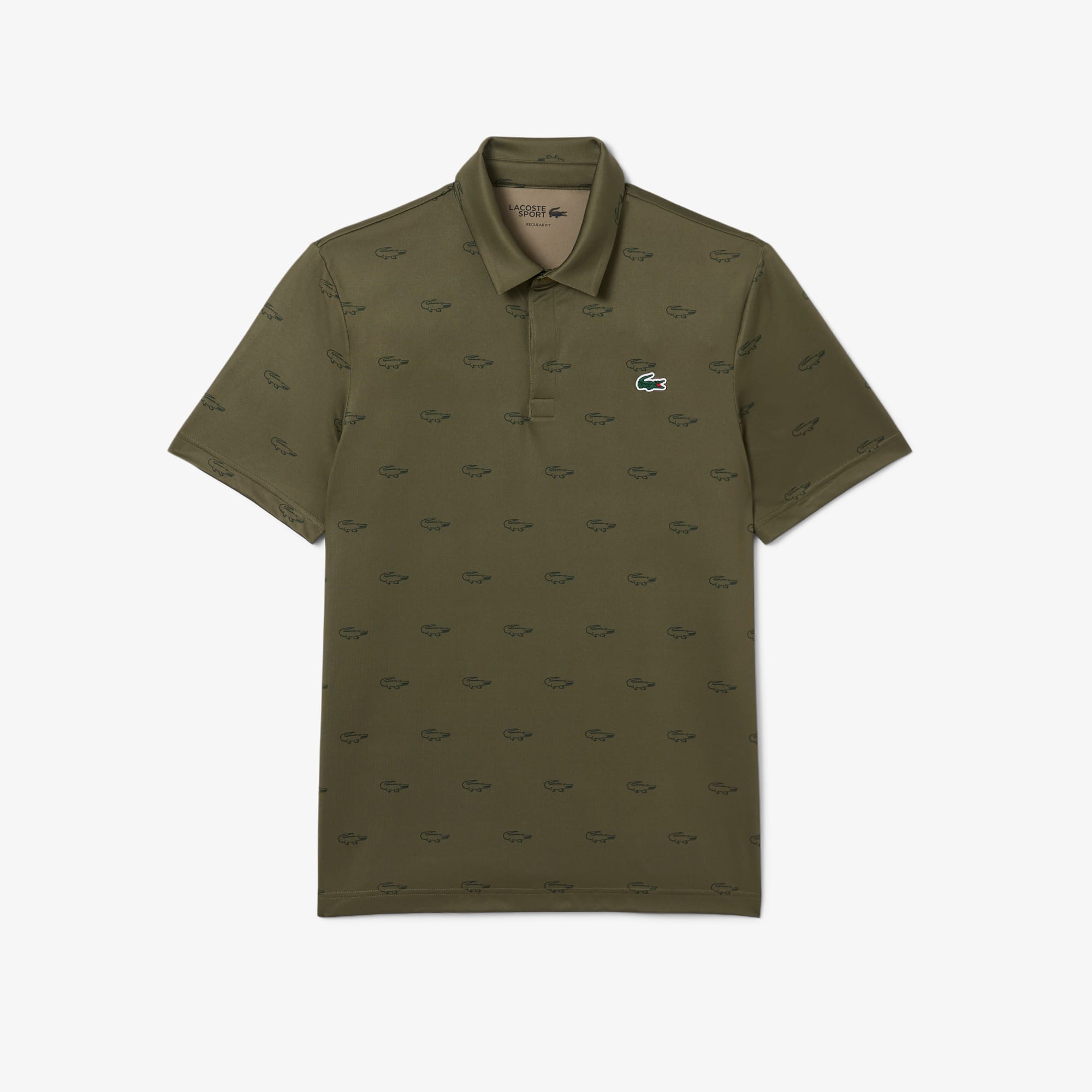 Lacoste Men's Regular Fit Uv Protect Golf Polo In Green