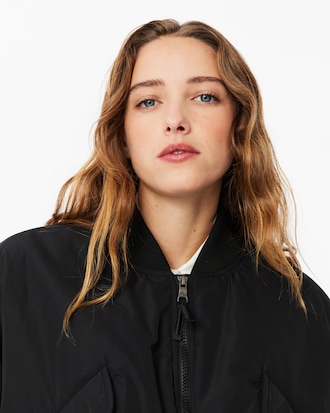 Women's Embroidery Collection Oversized Bomber