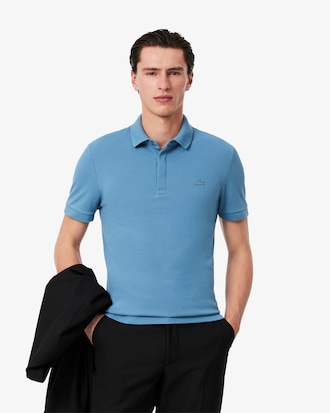 Polo de Piqué Stretch Paris con Corte Regular para Hombre