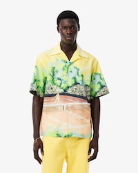 Men's Runway Relaxed Fit Graphic Print Shirt