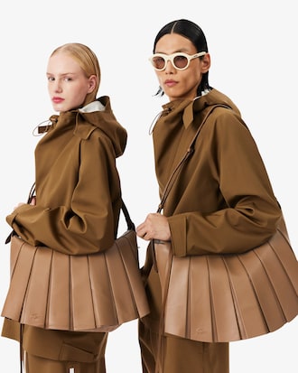 Runway XL Lenglen Suede Leather Hobo Bag