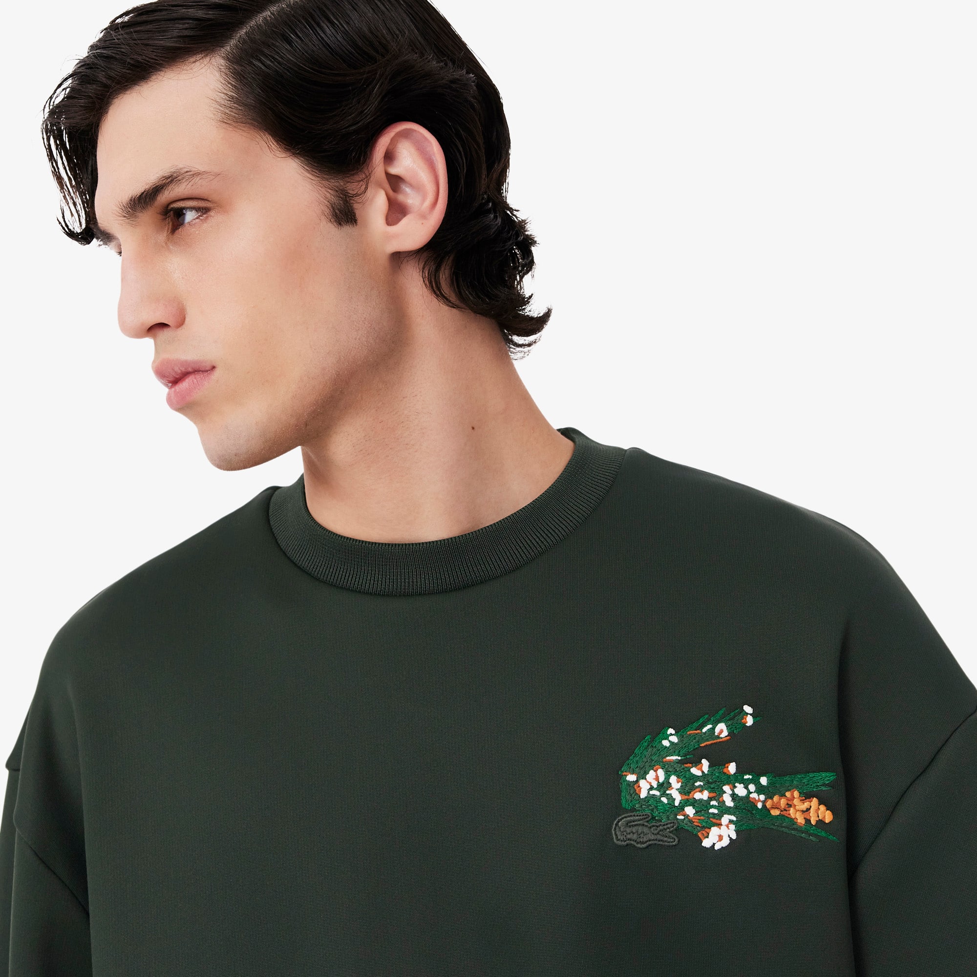 LACOSTE 幾何学模様ジャケット US S Men's Lightweight Crocodile Print Sport Jacket - Jackets & Coats
