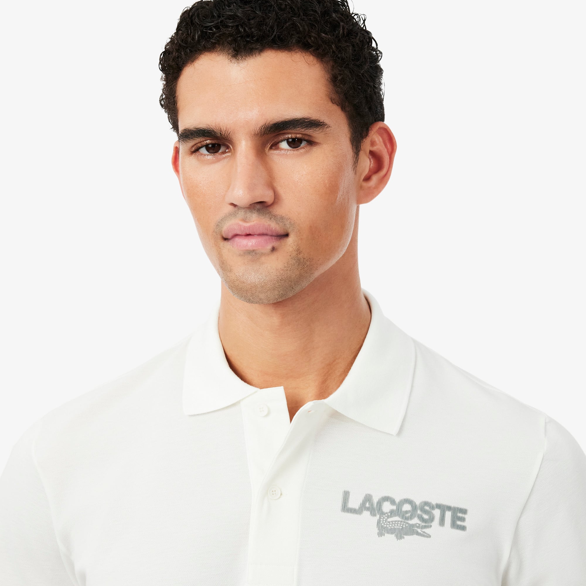 Classic Fit Printed Piqué Polo Shirt