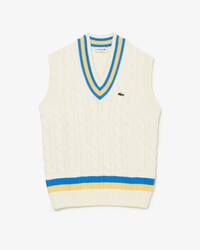 Men's Lacoste Classic Fit V-Neck Wool Vest Sweater