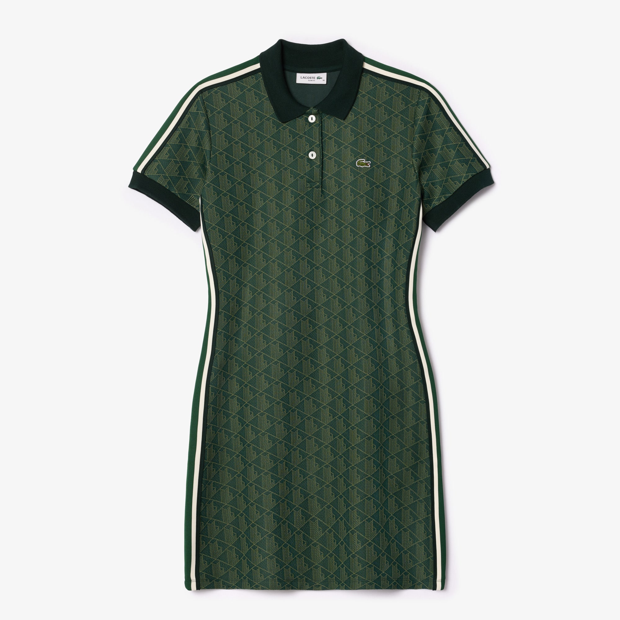 Women's Slim Fit Monogram Polo Dress - Dresses - New In 2025