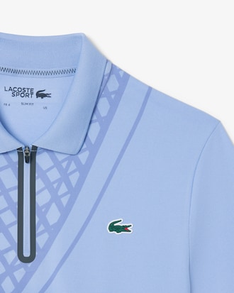 Men's Ultra Dry Printed Slim Fit Tennis Polo