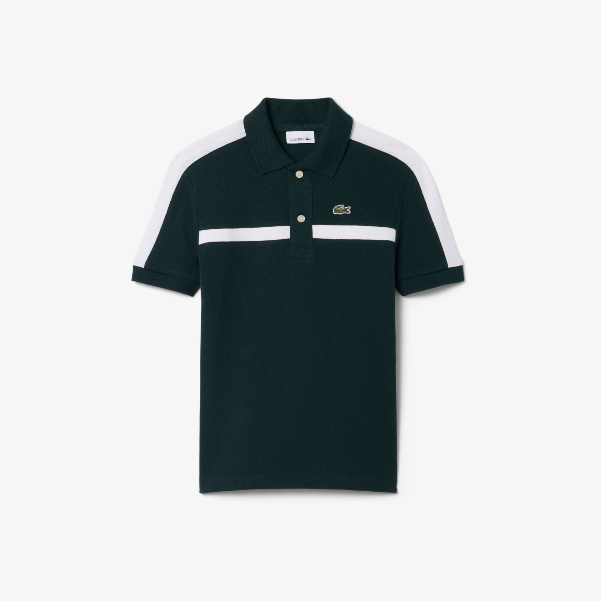 Color-Block Petit Piqué Polo Shirt