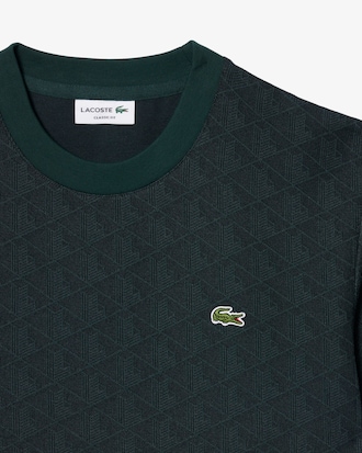 T-shirt jacquard monogramme