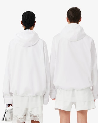 Runway Hooded Poplin Jacket