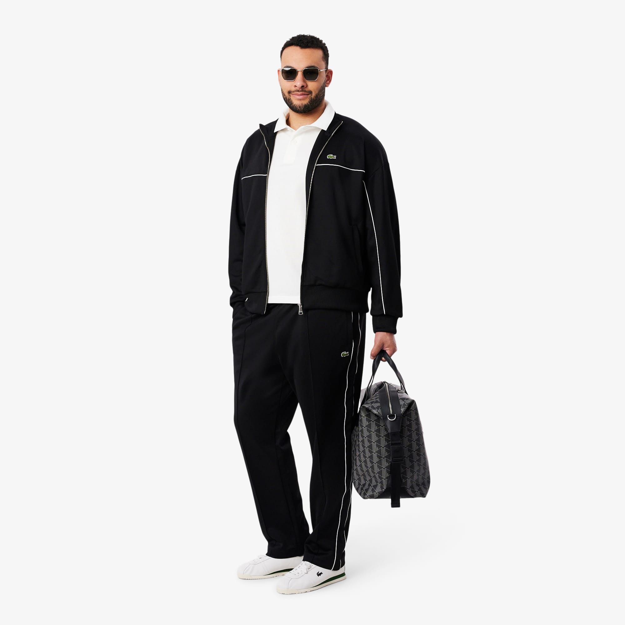 Trim Accent Zipped Sweatshirt - Sweaters & Sweatshirts - New In