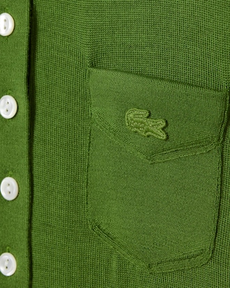 Runway Polo Collar Merino Wool Sweater