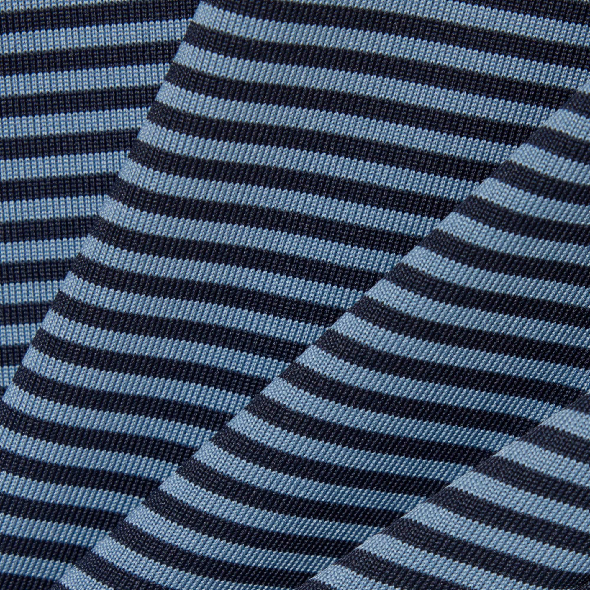 Ultra Dry Striped Golf Polo Shirt