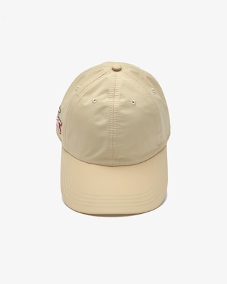 Gorra de nailon ligero de cocodrilo bordado oversize para mujer