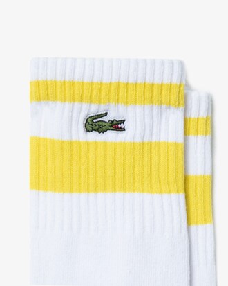 Calcetines de tenis Lacoste SPORT en algod&oacute;n el&aacute;stico largo para hombre