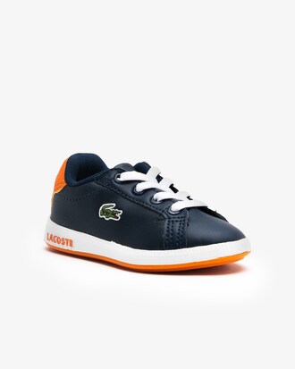 Sneakers Lacoste Graduate con tac&oacute;n abierto sint&eacute;tico para beb&eacute;