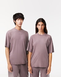 Playera loose fit de punto de algodón