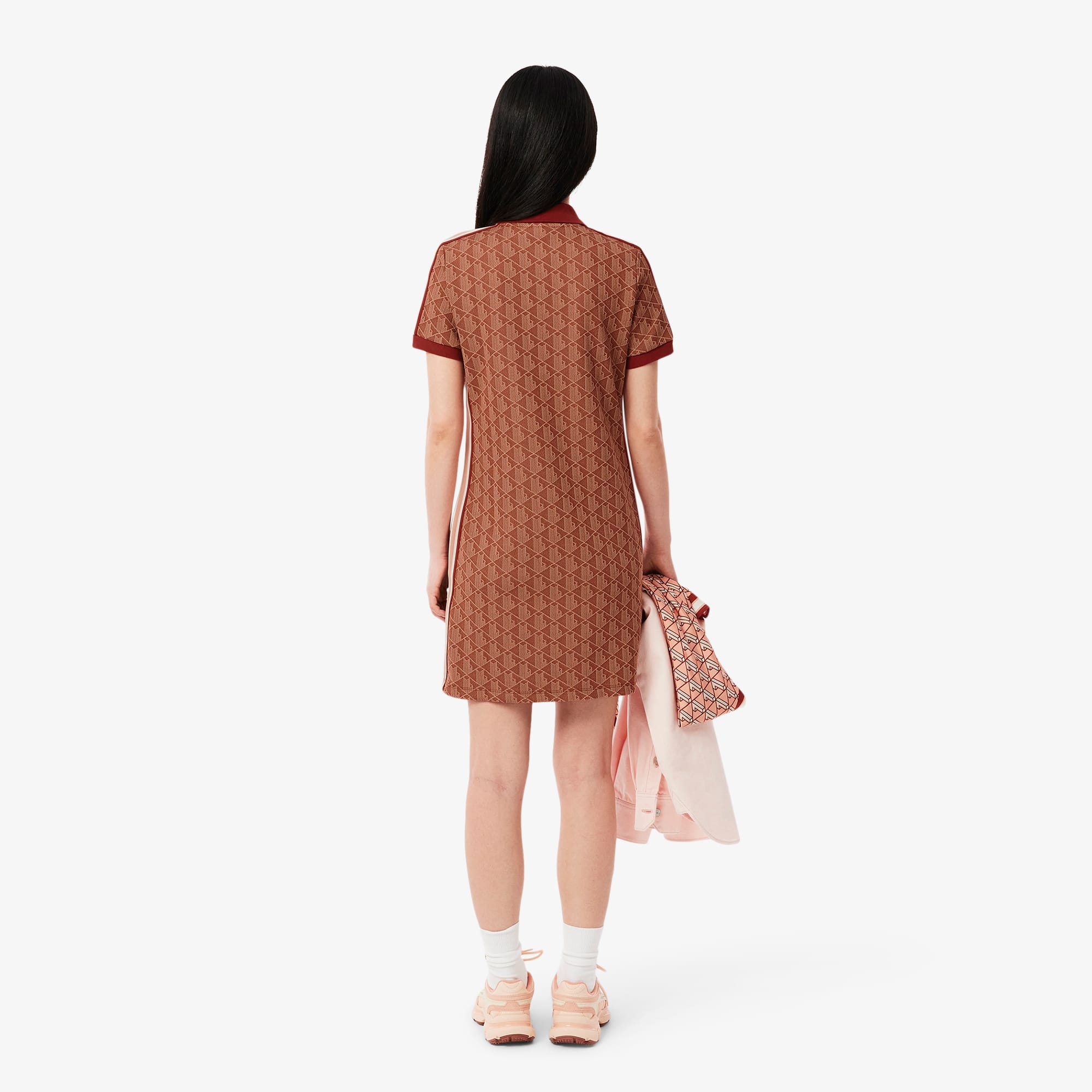 Women's Slim Fit Monogram Polo Dress - Dresses - New In 2025 | Lacoste