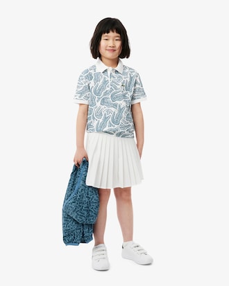 Kids' Petit Piqu&eacute; Print Polo