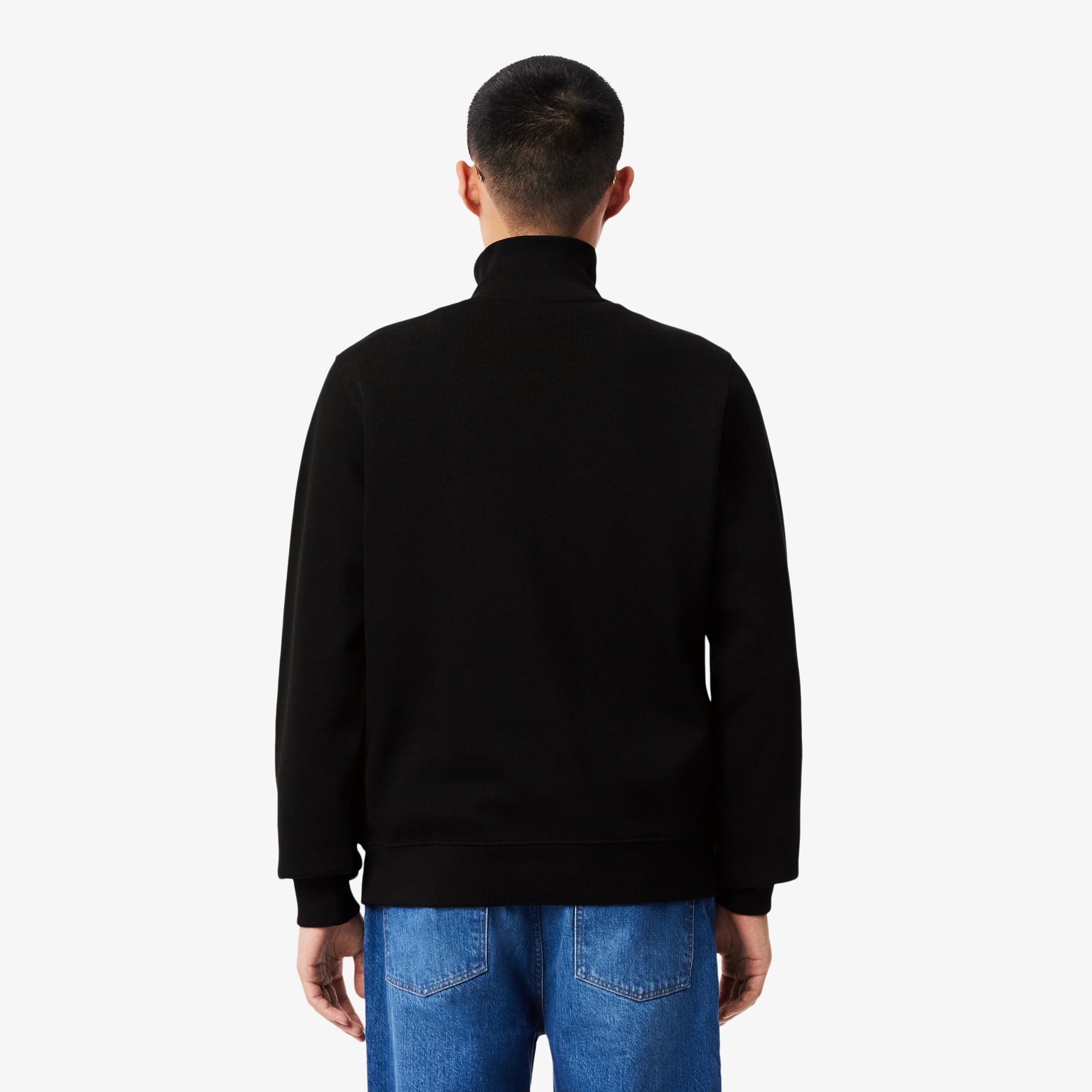 Men's Zip-Up High-Neck Sweatshirt - Sweaters & Sweatshirts - New