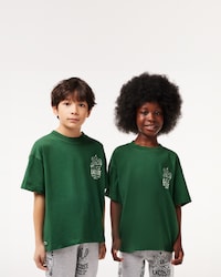 Kids' Cotton Jersey Branded T-Shirt