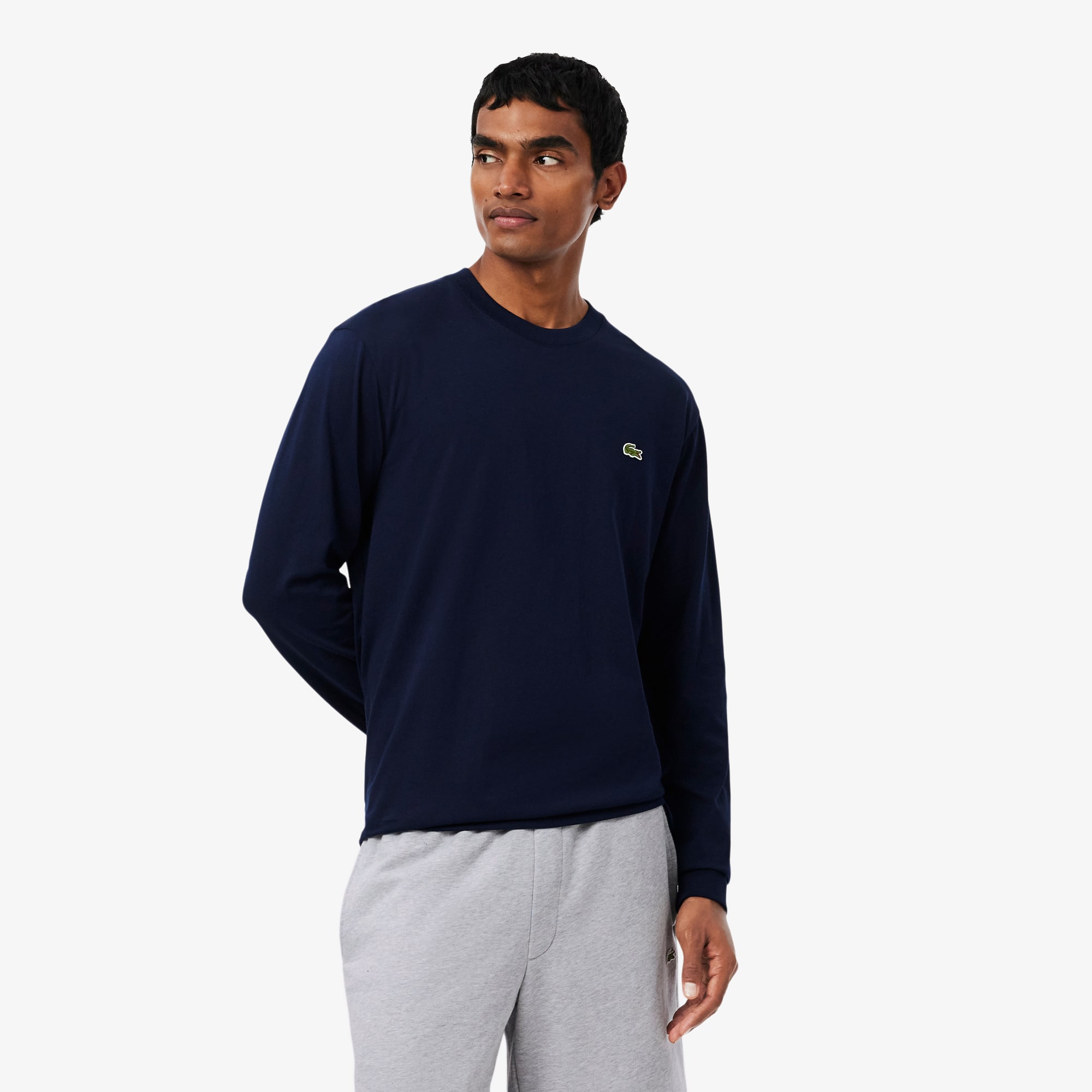 Lacoste Men's Long Sleeve Cotton T-Shirt - XL