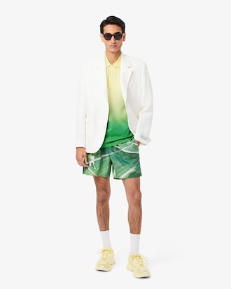 Polo de corte clásico con estampado degradado L.12.12 para hombre