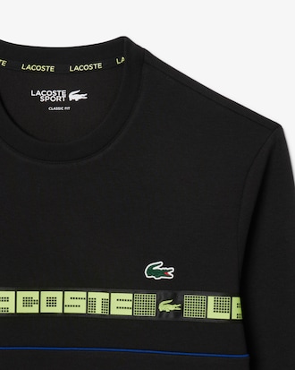 Sudadera de tenis con banda de marca