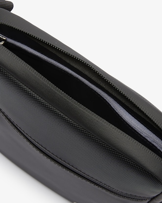 Sacoche Medium zipp&eacute;e LCST crois&eacute;e en petit piqu&eacute;