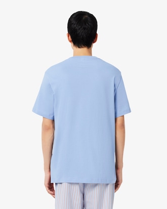 Men's Crocodile Print Cotton Undershirt