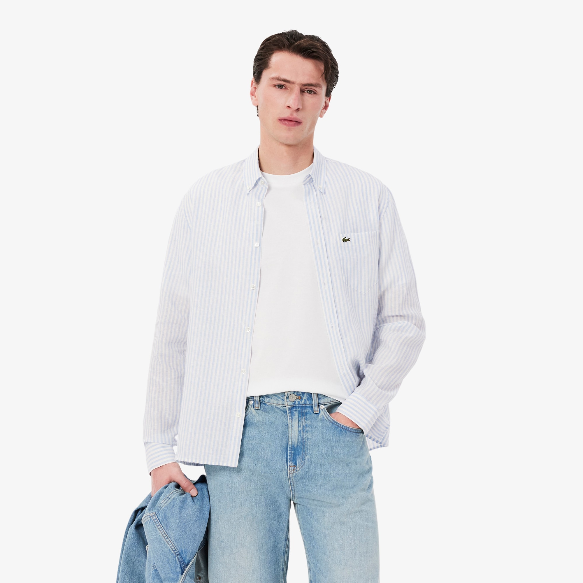 トップス <H>PLENTY BD SHIRT(STRIPE) Size:M DS2245-MBU-Web.png?v=1709849227