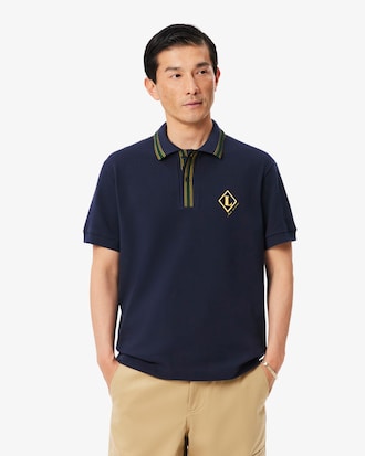 Polo con Insignia de Corte Cl&aacute;sico Fabricado en Francia