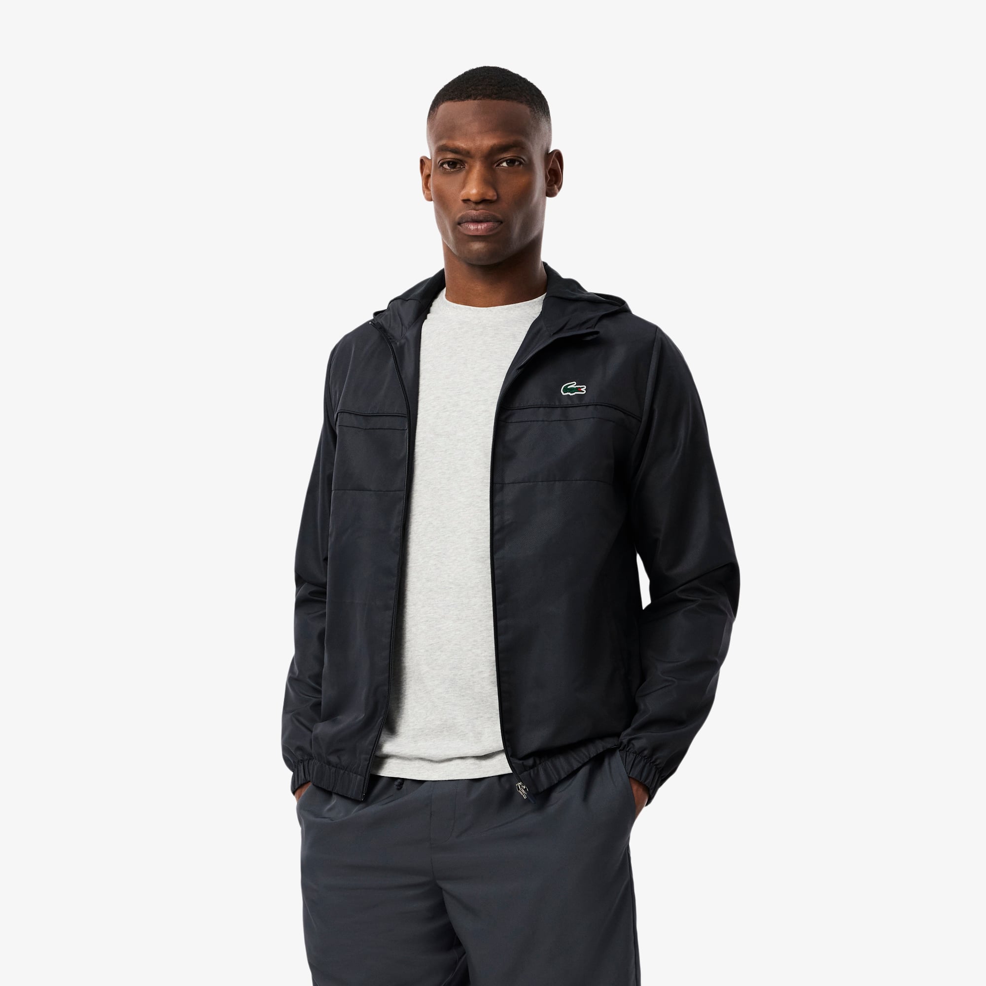 Men's Water-Repellent Sport Track Jacket