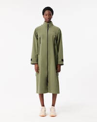 Parka Larga Oversize Repelente Al Agua Para Mujer