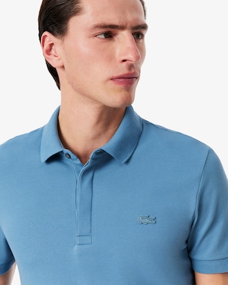 Polo de Piqué Stretch Paris con Corte Regular para Hombre