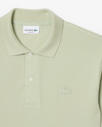 Polo con Cocodrilo Met&aacute;lico de Corte Cl&aacute;sico