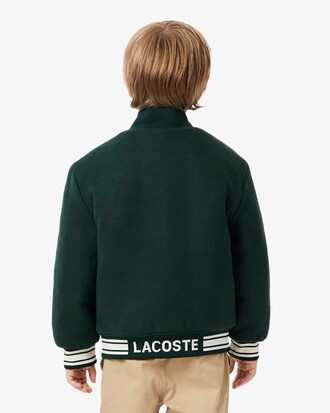 Crocodile Badge Bomber Jacket
