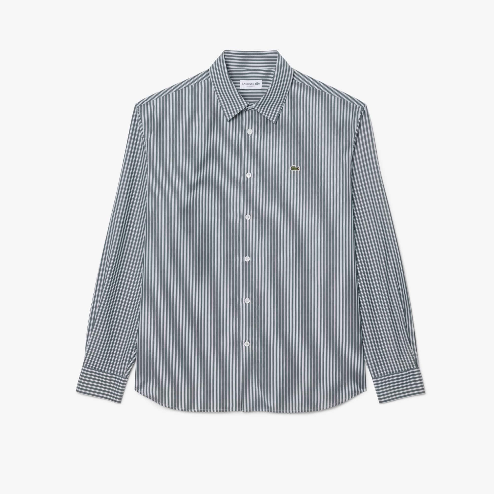 Regular Fit Striped Pinpoint Shirt