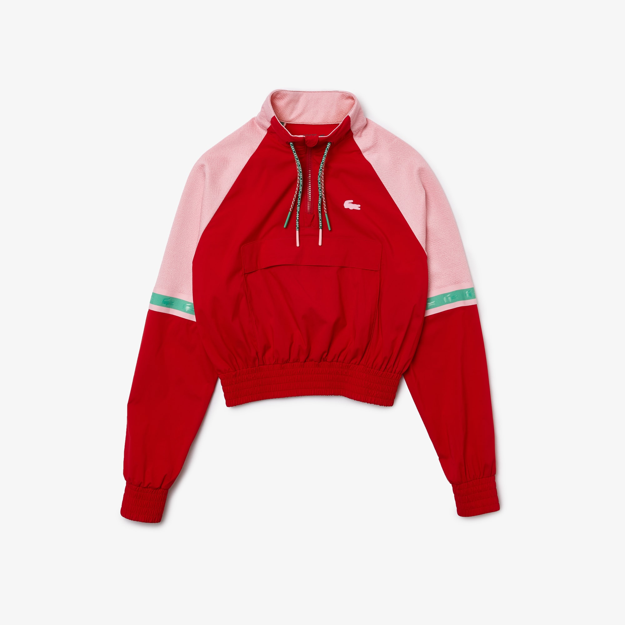 LACOSTE　レディース　ジャケット LACOSTE ジャケット ノーカラージャケット パデッドショート