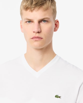 Playera de algod&oacute;n con cuello en V