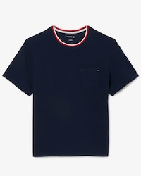 Men's Contrast Neck Pajama Top