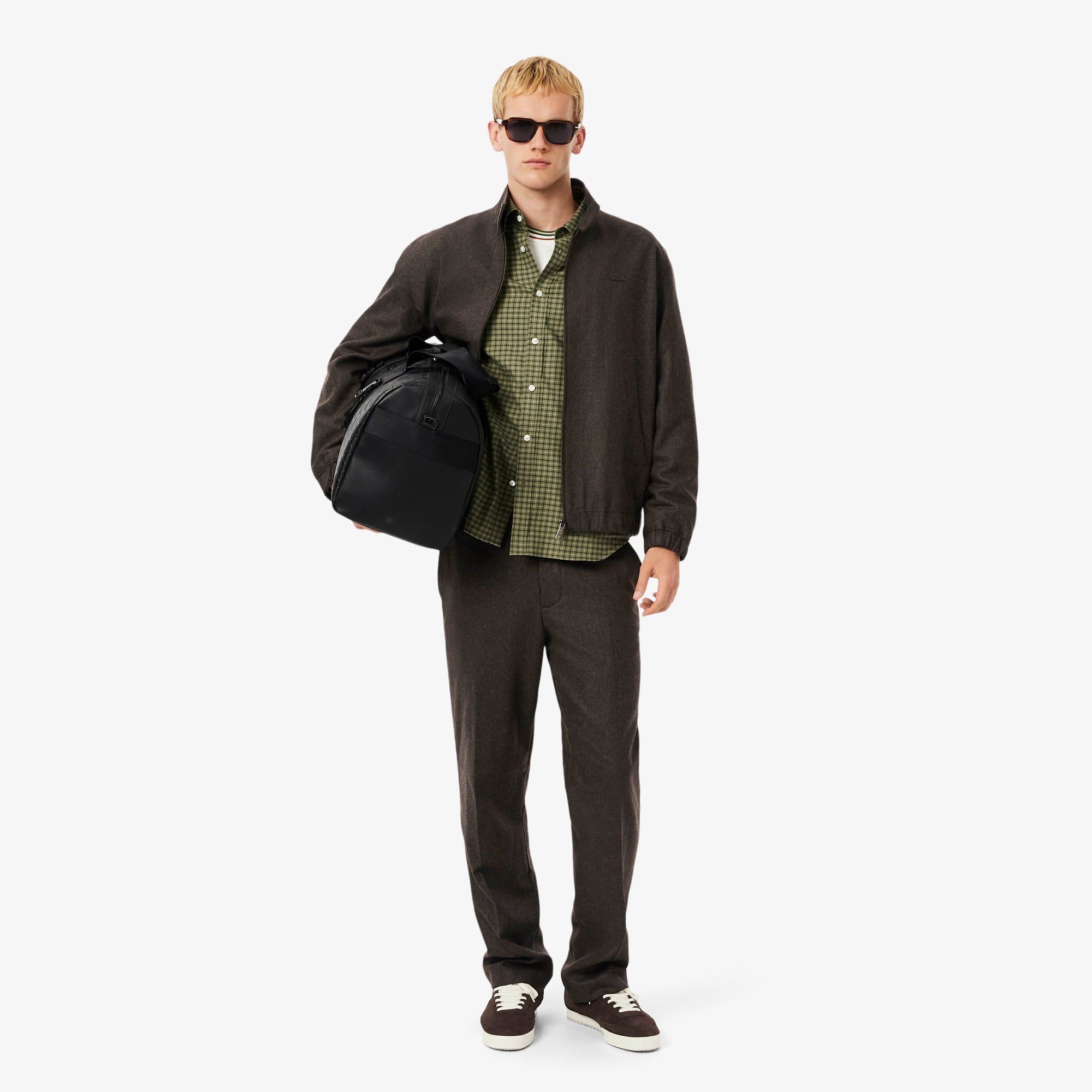 Men's Wool Harrington Jacket - Jackets & Coats - New In 2026 | Lacoste